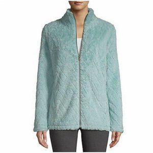 St. Johns Bay NWT Plush Womens Jacket Fuzzy